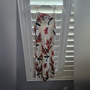 Cirana Cream Vintage Floral Dress Size Medium